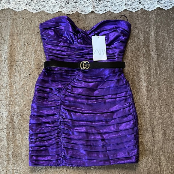 Zara Draped Dress - Picture 2 of 13